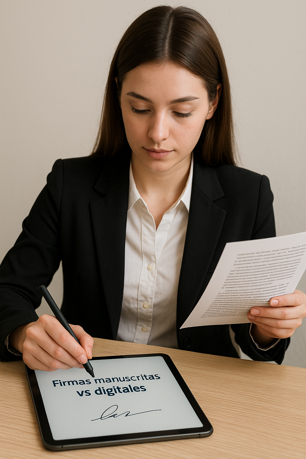 Firmas manuscritas vs digitales