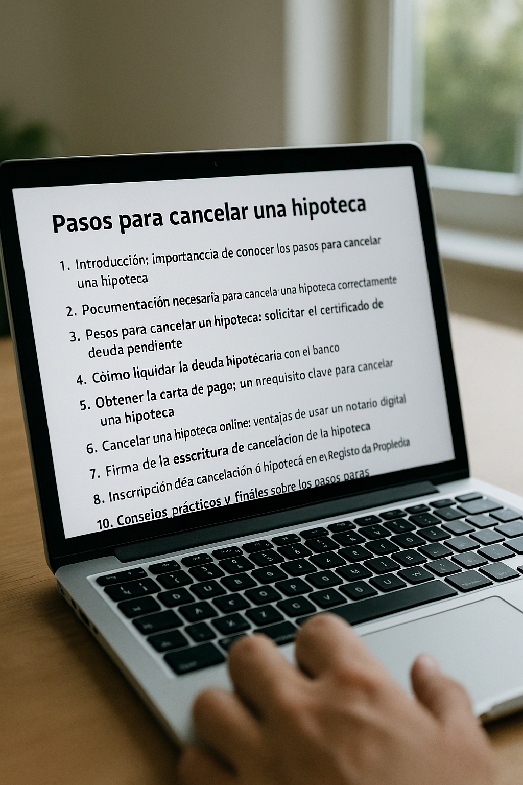Pasos para cancelar una hipoteca
